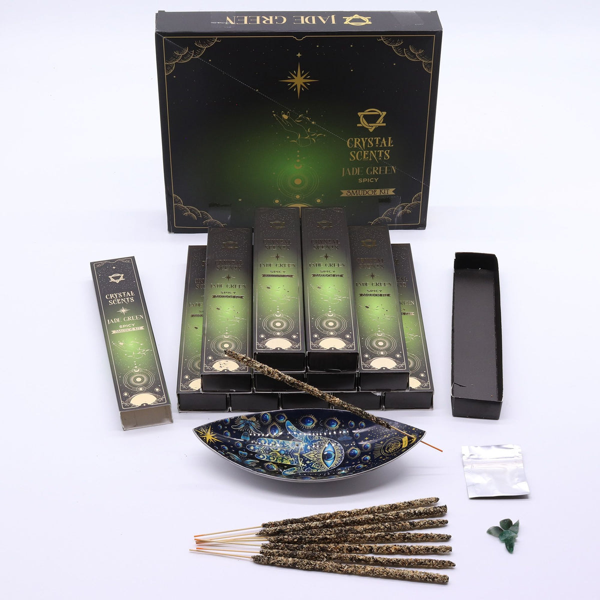 Räucherstäbchen Jade Crystal Scents – Würzig