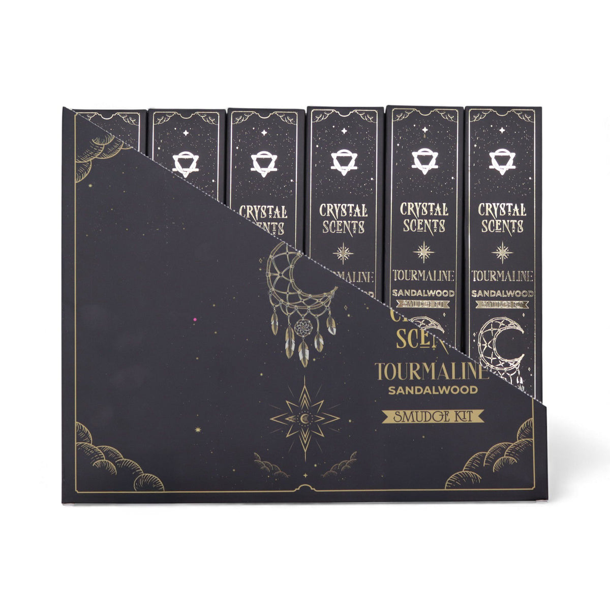 Räucherstäbchen Turmalin Crystal Scents – Sandelholz