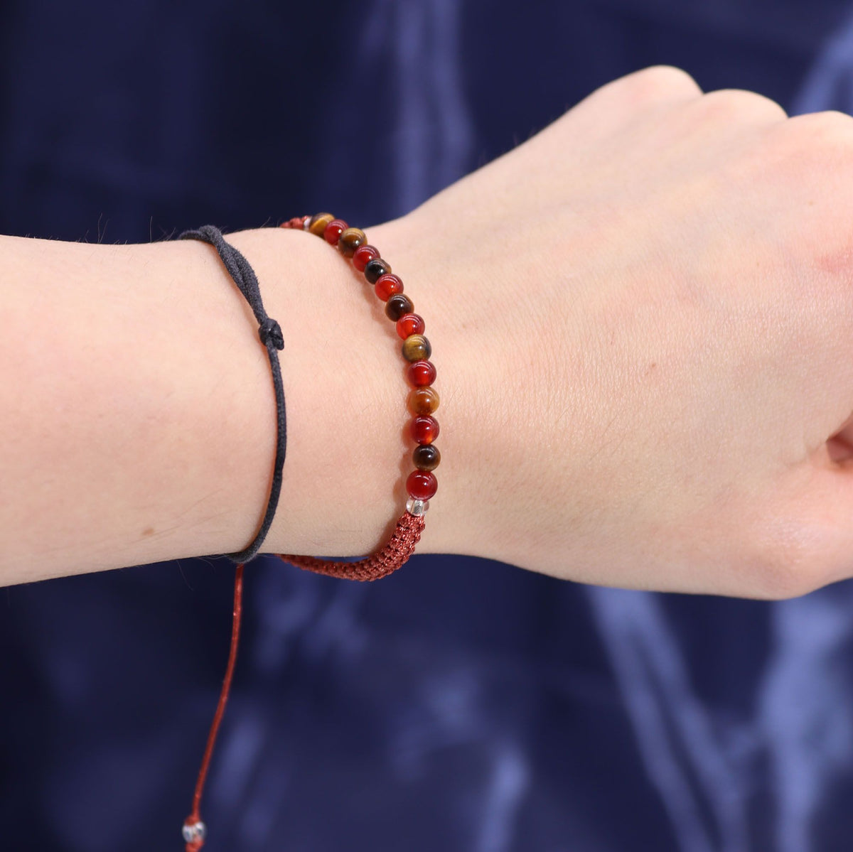 Sternzeichen Kristallkerze mit Edelstein-Armband – Löwe
